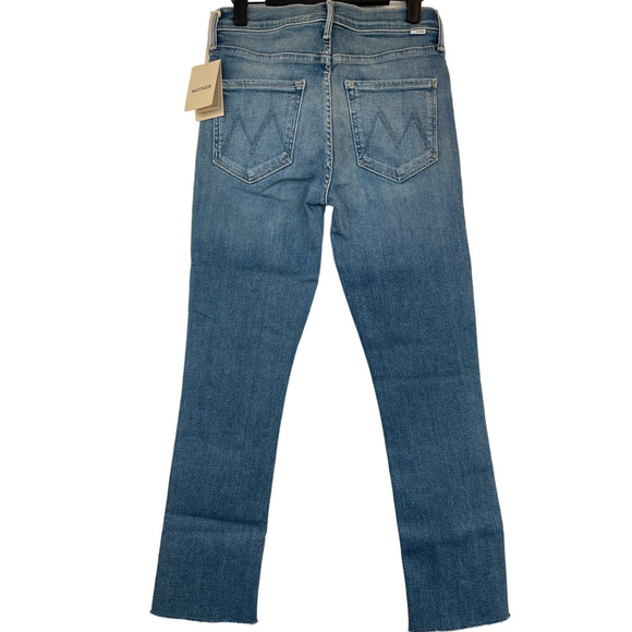 MOTHER | NWT The Mid Rise Dazzler Ankle Fray Riding the Cliffside Jeans 25 - Picture 5 of 16